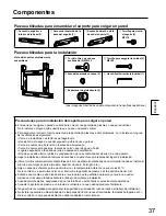 Предварительный просмотр 37 страницы Panasonic TY-WK42PR20 Installation Instructions Manual