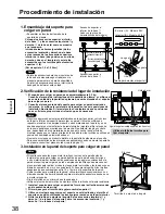 Предварительный просмотр 38 страницы Panasonic TY-WK42PR20 Installation Instructions Manual