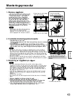 Предварительный просмотр 43 страницы Panasonic TY-WK42PR20 Installation Instructions Manual