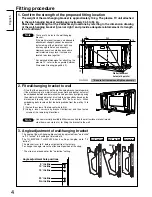 Предварительный просмотр 4 страницы Panasonic TY-WK42PR2W Fitting Instructions Manual