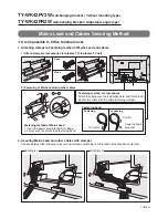 Предварительный просмотр 9 страницы Panasonic TY-WK42PR2W Fitting Instructions Manual