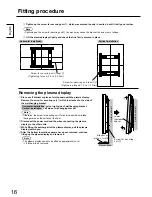 Preview for 16 page of Panasonic TY-WK42PV20 Installation Instructions Manual