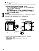 Preview for 26 page of Panasonic TY-WK42PV20 Installation Instructions Manual