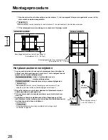 Preview for 28 page of Panasonic TY-WK42PV20 Installation Instructions Manual