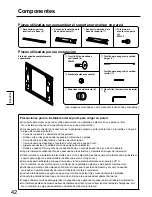 Preview for 42 page of Panasonic TY-WK42PV20 Installation Instructions Manual