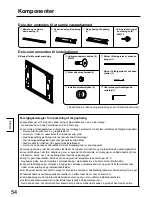 Preview for 54 page of Panasonic TY-WK42PV20 Installation Instructions Manual