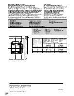 Preview for 84 page of Panasonic TY-WK42PV20 Installation Instructions Manual