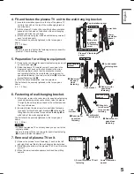 Предварительный просмотр 5 страницы Panasonic TY-WK42PV4W Installation Instructions Manual