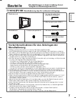 Предварительный просмотр 7 страницы Panasonic TY-WK42PV4W Installation Instructions Manual