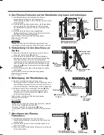 Предварительный просмотр 9 страницы Panasonic TY-WK42PV4W Installation Instructions Manual