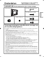 Предварительный просмотр 11 страницы Panasonic TY-WK42PV4W Installation Instructions Manual