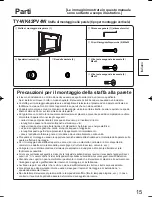 Предварительный просмотр 15 страницы Panasonic TY-WK42PV4W Installation Instructions Manual