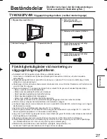 Предварительный просмотр 27 страницы Panasonic TY-WK42PV4W Installation Instructions Manual