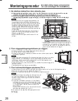 Предварительный просмотр 28 страницы Panasonic TY-WK42PV4W Installation Instructions Manual