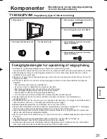 Предварительный просмотр 31 страницы Panasonic TY-WK42PV4W Installation Instructions Manual