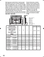 Предварительный просмотр 46 страницы Panasonic TY-WK42PV4W Installation Instructions Manual