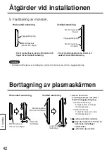 Preview for 36 page of Panasonic TY-WK42PV7 Installation Instructions Manual