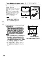 Предварительный просмотр 36 страницы Panasonic TY-WK5P1RW Fitting Instructions Manual