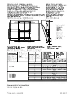 Предварительный просмотр 90 страницы Panasonic TY-WK5P1RW Fitting Instructions Manual