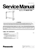 Panasonic TY-WK5P1SW Service Manual preview