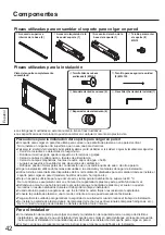 Preview for 42 page of Panasonic TY-WK65PR20 Installation Instructions Manual