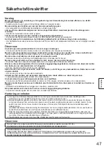 Preview for 47 page of Panasonic TY-WK65PR20 Installation Instructions Manual