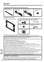 Preview for 72 page of Panasonic TY-WK65PR20 Installation Instructions Manual