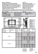 Preview for 83 page of Panasonic TY-WK65PR20 Installation Instructions Manual