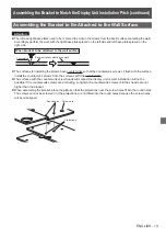 Предварительный просмотр 13 страницы Panasonic TY-WK98PV1 Installation Instructions Manual
