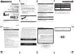 Panasonic TY-WL20A Operating Instructions preview