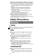 Preview for 2 page of Panasonic TYTP10U Operating Instructions Manual