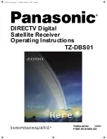 Preview for 1 page of Panasonic TZ-DBS01 Operating Instructions Manual