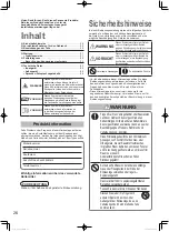 Preview for 26 page of Panasonic U-100PE1E5A Operating Instructions Manual