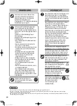 Предварительный просмотр 28 страницы Panasonic U-100PE1E5A Operating Instructions Manual