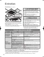 Preview for 16 page of Panasonic U-100PEY1E5 Operating Instructions Manual