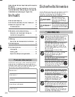 Preview for 26 page of Panasonic U-100PEY1E5 Operating Instructions Manual