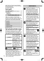 Предварительный просмотр 14 страницы Panasonic U-10MF3E8 Operating Instructions Manual