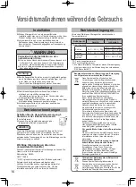 Предварительный просмотр 16 страницы Panasonic U-10MF3E8 Operating Instructions Manual