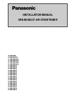 Panasonic U-10MX3XPA Installation Manual preview