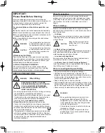 Preview for 2 page of Panasonic U-120ME2U9 Service Manual