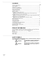 Preview for 2 page of Panasonic U-26PE1U6 Operating Instructions Manual