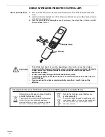 Preview for 12 page of Panasonic U-26PE1U6 Operating Instructions Manual