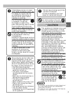 Preview for 3 page of Panasonic U-4LE2E5 Operating Instructions