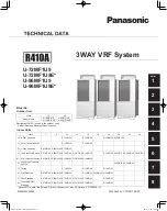 Preview for 1 page of Panasonic U-72MF1U9 Technical Data Manual