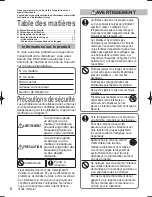 Preview for 6 page of Panasonic U-8LE1E8 Operating Instructions Manual