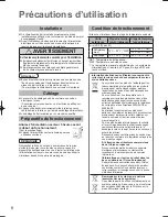 Preview for 8 page of Panasonic U-8LE1E8 Operating Instructions Manual