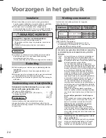 Preview for 24 page of Panasonic U-8LE1E8 Operating Instructions Manual