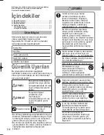 Предварительный просмотр 38 страницы Panasonic U-8LE1E8 Operating Instructions Manual