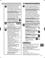 Предварительный просмотр 43 страницы Panasonic U-8LE1E8 Operating Instructions Manual