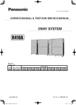 Panasonic U-8ME2E8 Service Manual & Test Run Service Manual preview